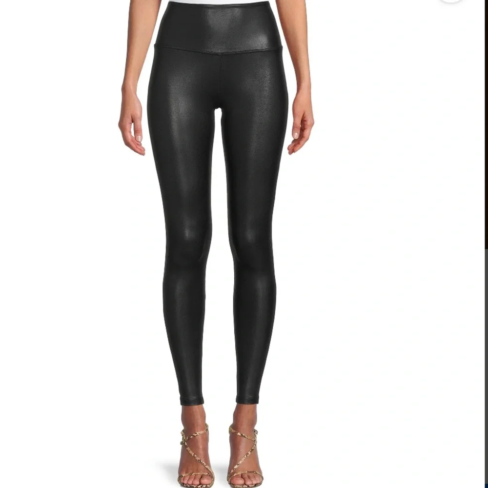 NWT High Rise FAUX Leather Skinny leggings - Picture 7 of 7